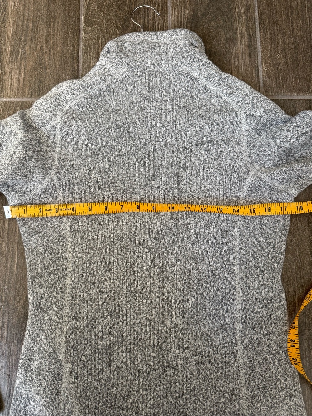 Patagonia Better Sweater Full Zip Fleece Jacket Birch White / Grey - Picture 10 of 10